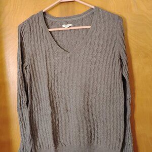Sonoma Brown V-Neck Sweater